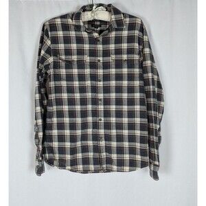 Banana Republic Button Down S Men's Untucked Slim Fit Luxe Flannel Long Sleeve